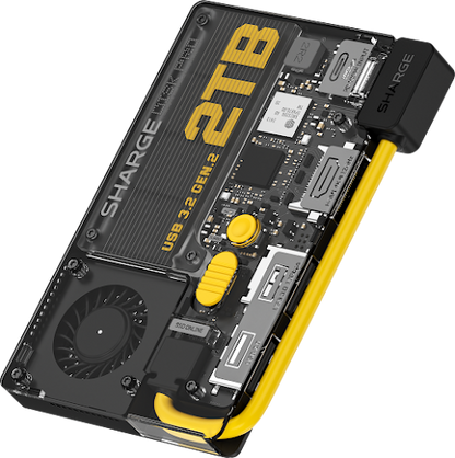 Disk Pro | 4-ports Hub丨Ice-storm Cooler丨Max 4TB丨10Gbps丨MagSafe Compatible丨HDMI 2.1丨Built-in Cable